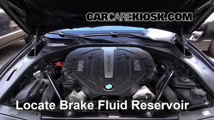 2012 BMW 550i xDrive 4.4L V8 Turbo Brake Fluid Check Fluid Level